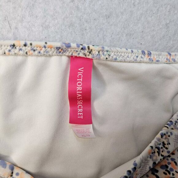 VICTORIA SECRET Bikini Bottom Knockout Sz XS Orange Purple Ruched - Picture 4 of 4